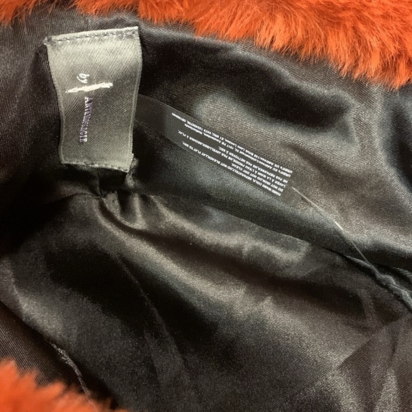 Anthropologie fuzzy bucket hat orange main image 6